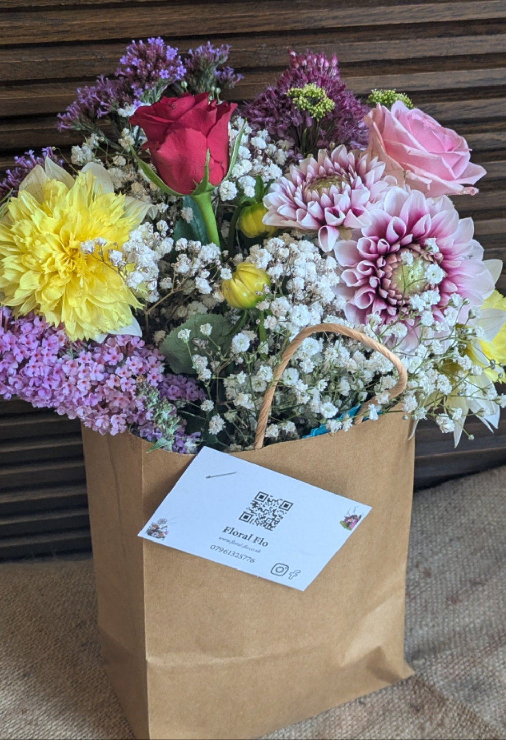 Floral Flo's Flower Bag
