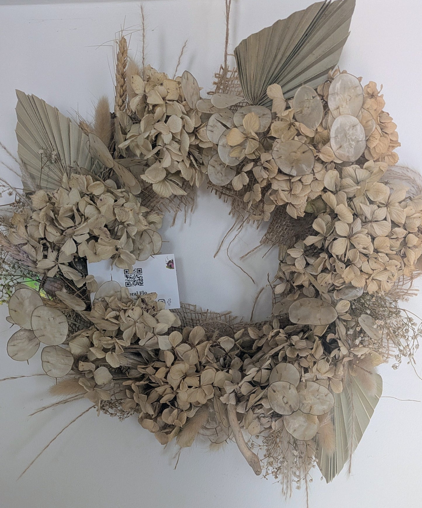 Palm Leaves & Hydrangea