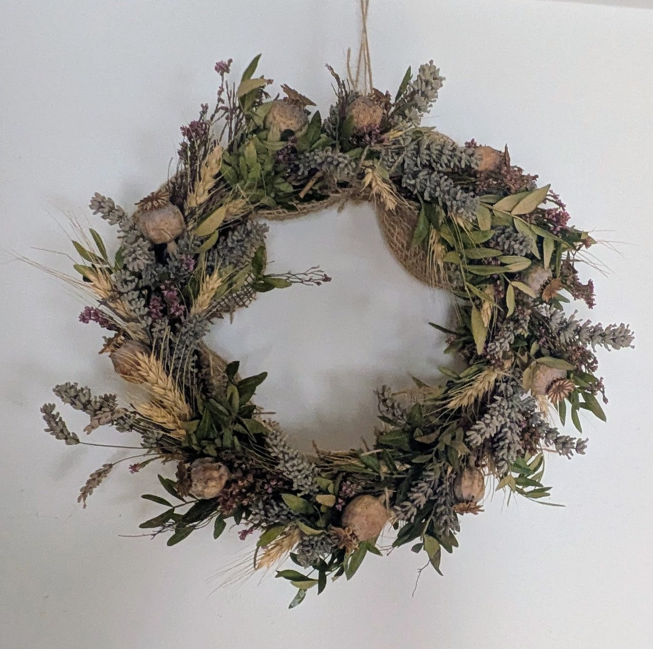 Autumn Poppy Wreath