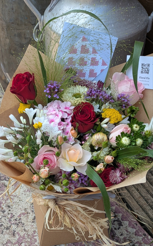 Aqua Box bouquet